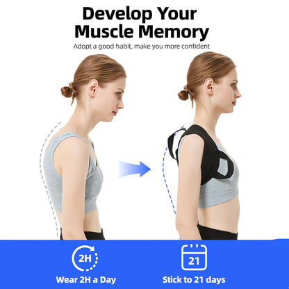 Open Shoulder Straps, Beautiful Back Correction Straps, Adult Men'S and Women'S Back Corrector, Fitness Shoulder Straps, Bench Press, Shoulder Push Training Straps to Improve Back Open Shoulders, Open Back, Hunchback Posture Correction Straps, Sweat-Wicking and Not Stuffy, Auxiliary Correction of Hunchback